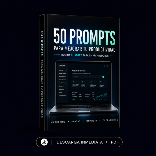 50 Prompts para Triplicar tu Productividad, ChatGPT para Emprendedores